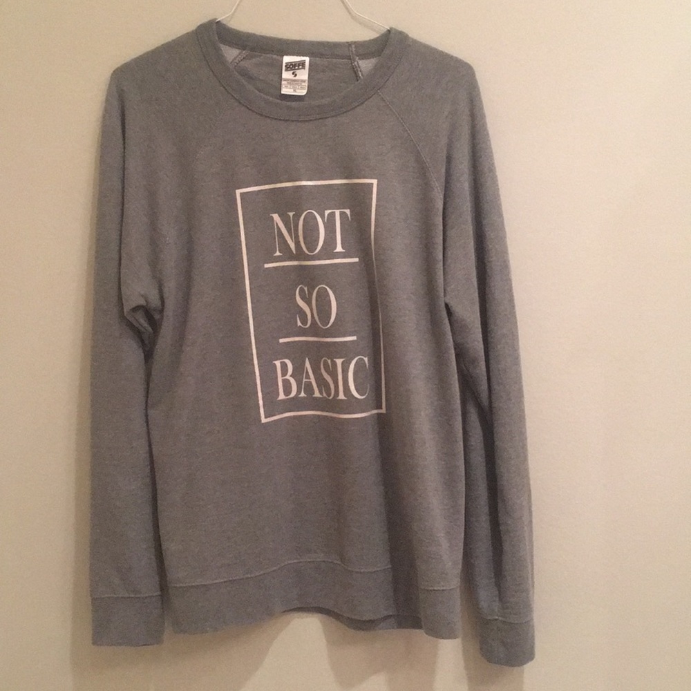 "Not So Basic" Sweatshirt🛍🤳